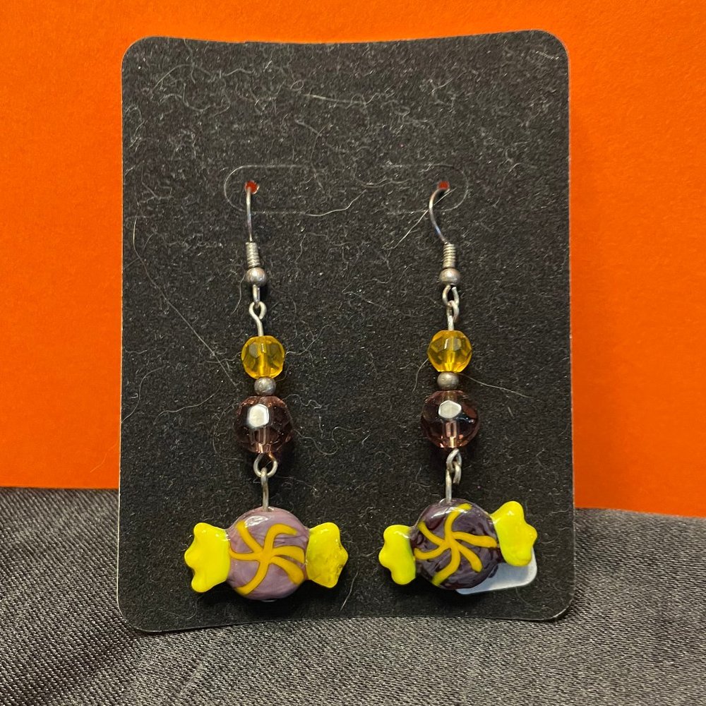 Halloween Candy Earrings